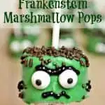 These marshmallow Frankenstein's are perfect for any Halloween get together. Lots of fun to create with the kids.