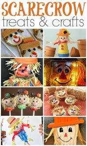 Scarecrows are synonymous with autumn. If you are planning to make some fall crafts or treats then you for sure need to include some of these cuties.