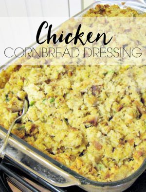 Southern Chicken Cornbread Dressing