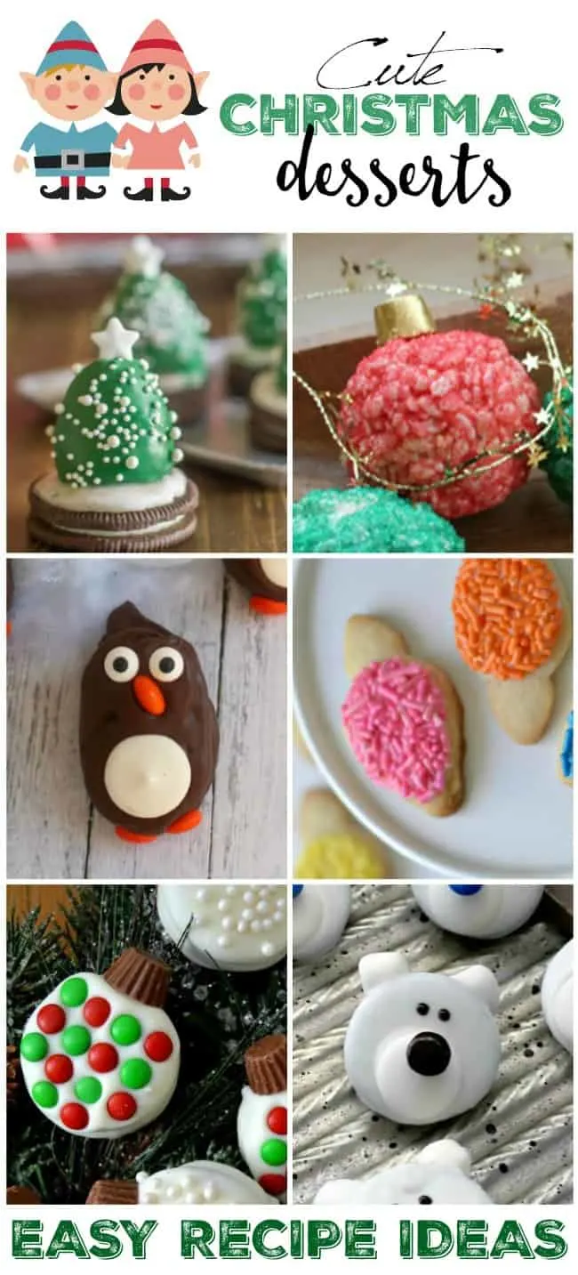 Kick off your holidays with these super cute Christmas desserts and treats. Perfect for the holiday season! 