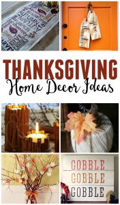Don't skip over the Thanksgiving holiday this year and get ready with these fun Thanksgiving Home Decor Ideas.
