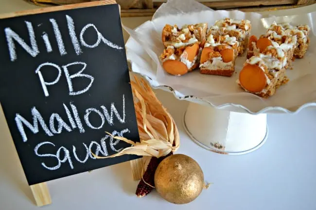 These delicious treats filled with Nilla wafer, peanut buttery, marshmallow goodness. You will definitely want this at your next holiday party.