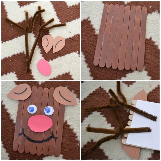 Looking for a Christmas craft do create while on holiday break? This Popsicle Stick Reindeer is to cute and all you need is a few simple supplies.
