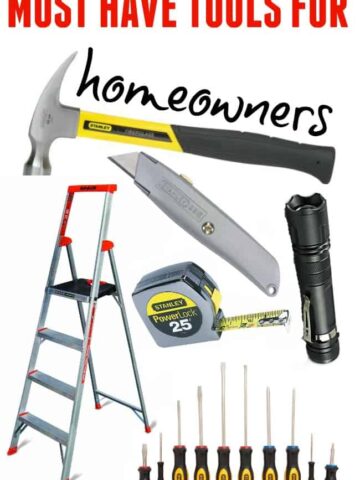 Don't start your home-ownership without these basic must have tools for homeowners.