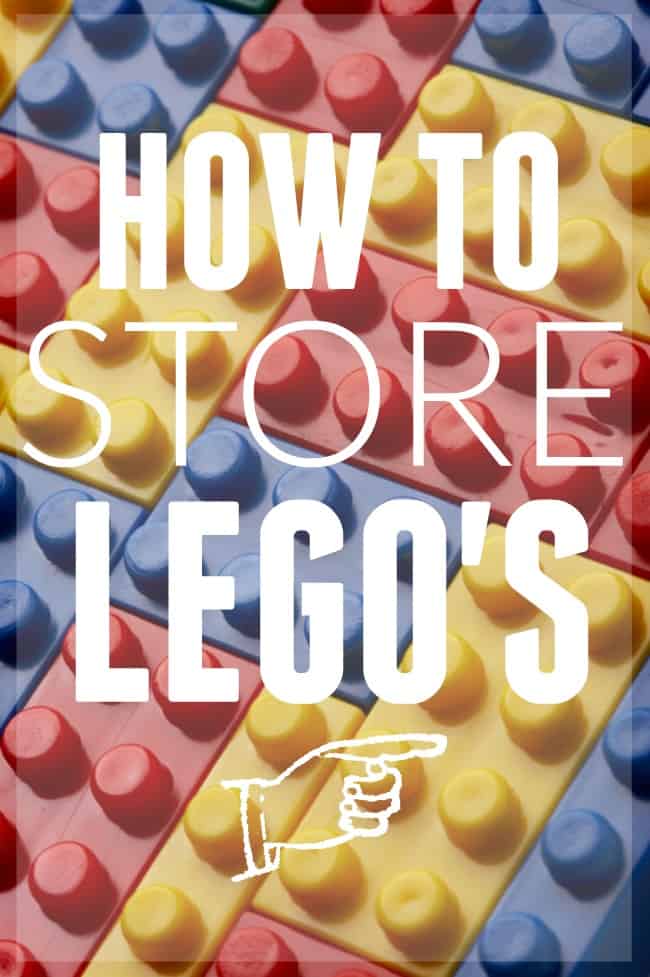 How to store Legos in your home. Great ways to store legos that will fit every family style.