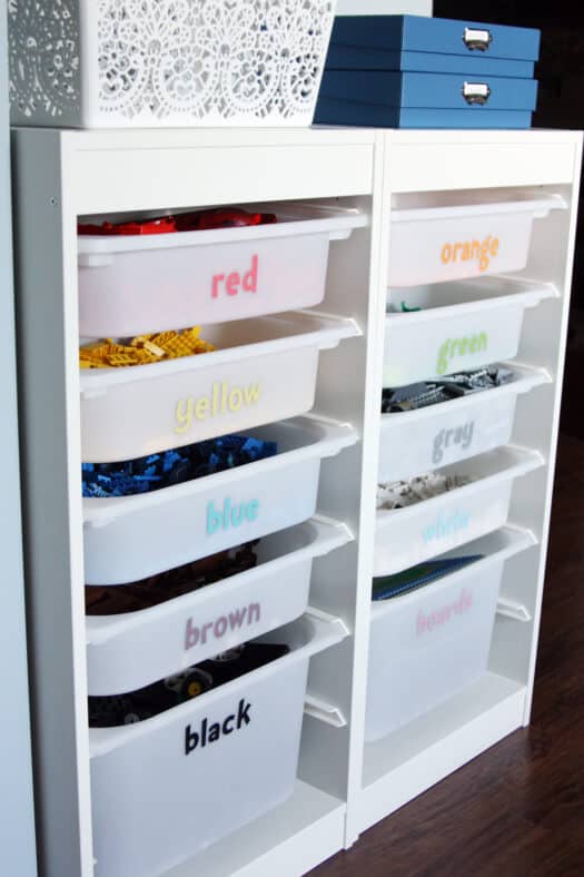 How to Store Legos Functionally in your Home