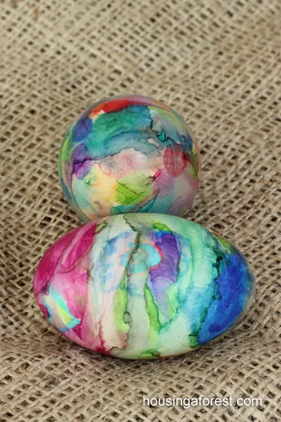 Looking for the best way to dye Easter eggs? Check out these various techniques from shaving cream to tissue paper and everything in between.