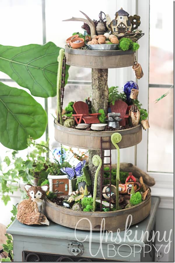 You can create your own little world with these miniature fairy garden ideas.