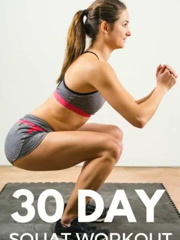 The 30 day squat workout is a simple setup to tone up your butt, your legs and your core muscles. Get started today!
