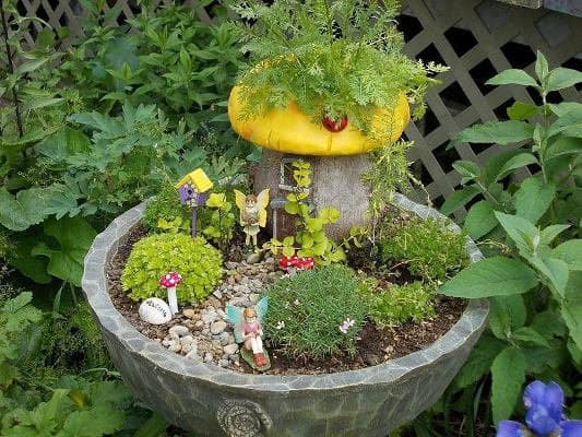 You can create your own little world with these miniature fairy garden ideas.