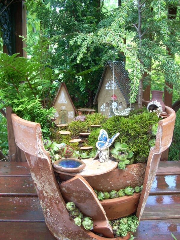 You can create your own little world with these miniature fairy garden ideas.