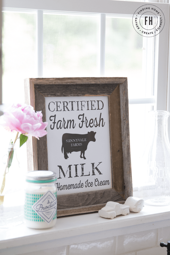 Free Farmhouse Printables! These gorgeous prints are perfect for framing and putting up on your wall and bonus they are all FREE.