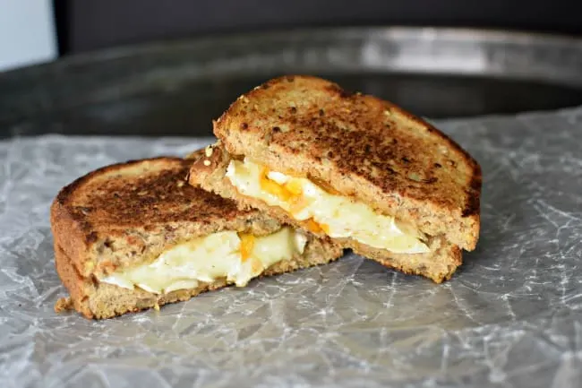 Redefine this American classic with a Brie and Apricot grilled cheese sandwich. The perfect bite of deliciousness. 