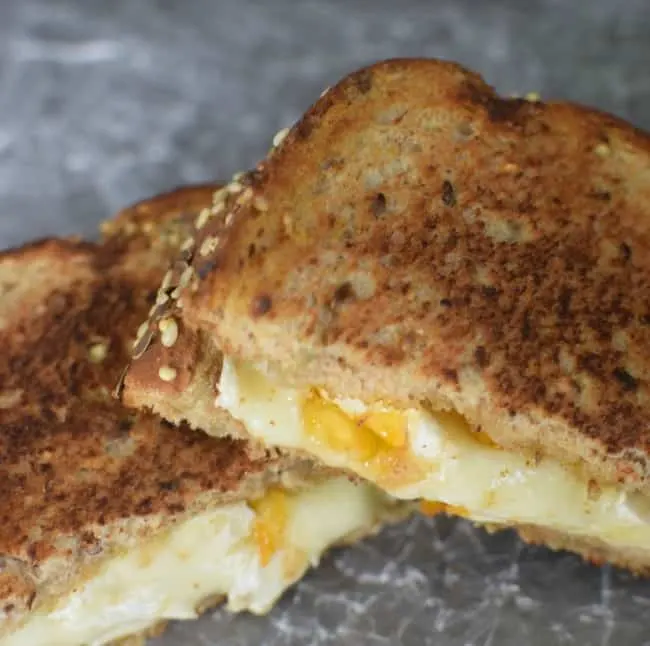Redefine this American classic with a Brie and Apricot grilled cheese sandwich. The perfect bite of deliciousness. 