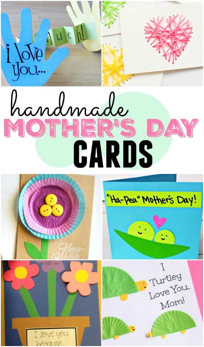 Moms appreciate anything handmade. These one-of-a kind handmade Mother's Day cards create a sweet and thoughtful gesture on her special day.
