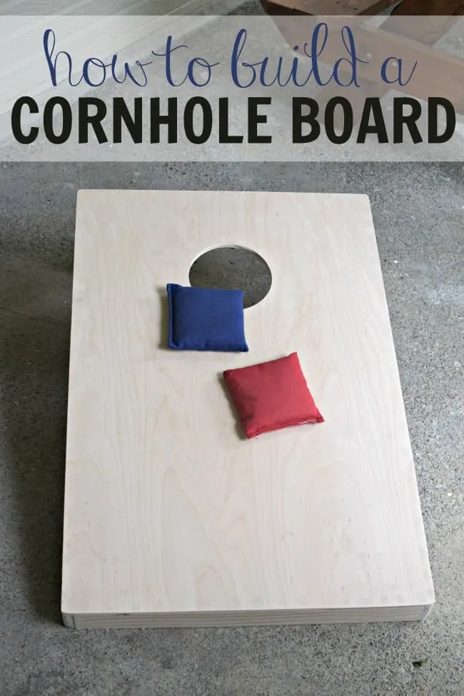 Learn how to build a cornhole board set with full instructions. This set will last you for summers to come.