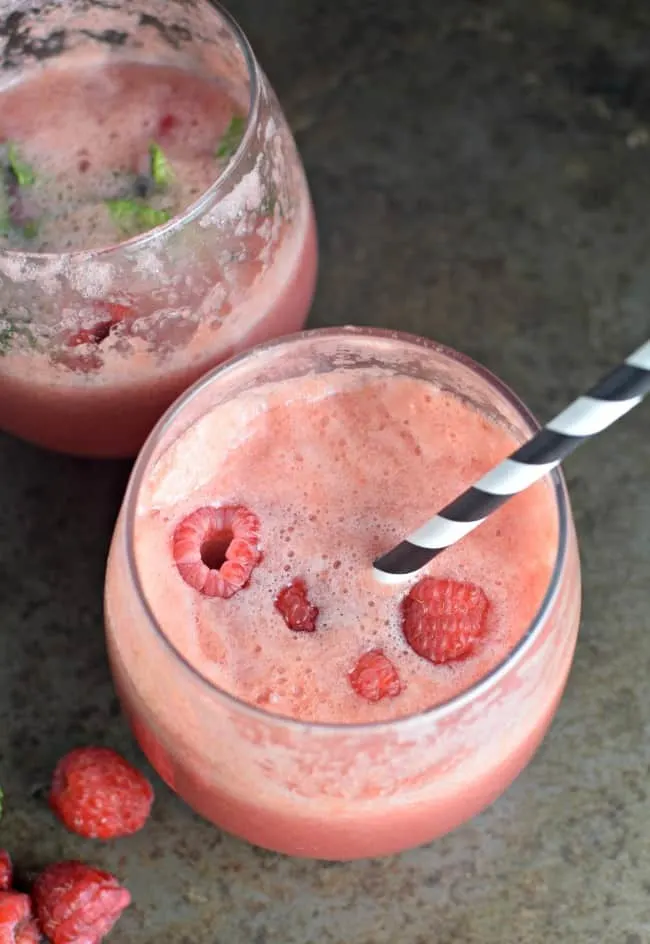 Stay cool this summer with this tasty and refreshing Raspberry Watermelon Cooler. The perfect drink to make during a casual get together with friends and family.