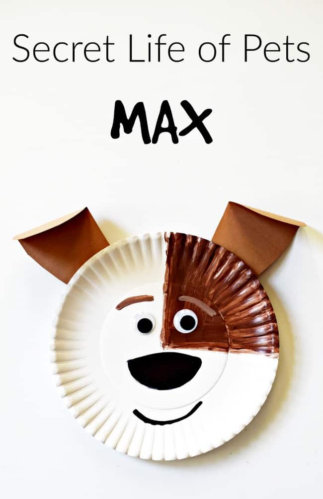Looking for a way to continue the fun of the Secret Life of Pets? How about creating these super fun and simple paper plate crafts of Max and Gidget.