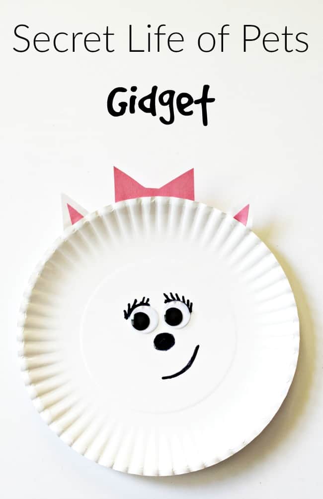 Looking for a way to continue the fun of the Secret Life of Pets? How about creating these super fun and simple paper plate crafts of Max and Gidget.