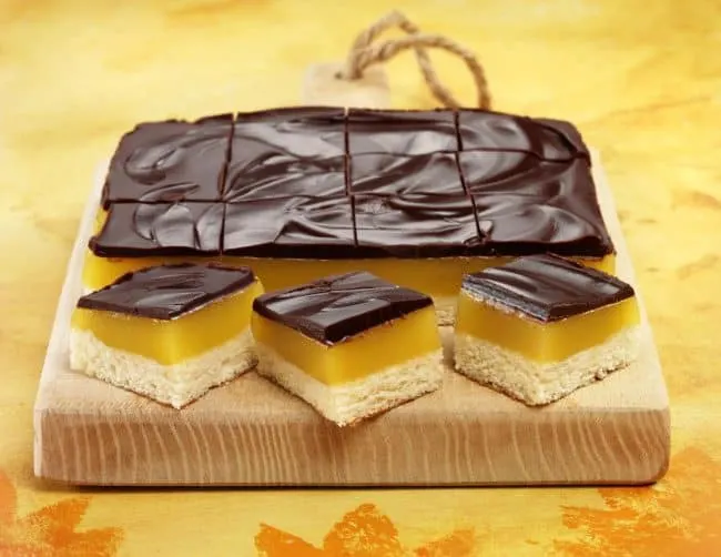 Chocolate Orange Jelly Squares