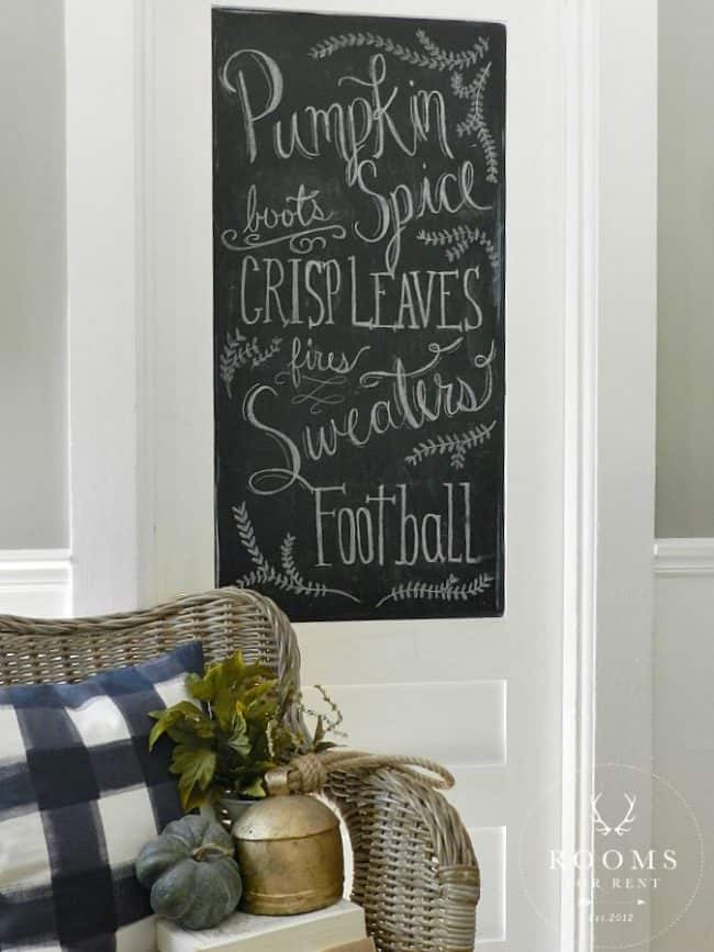 Fall Chalkboard