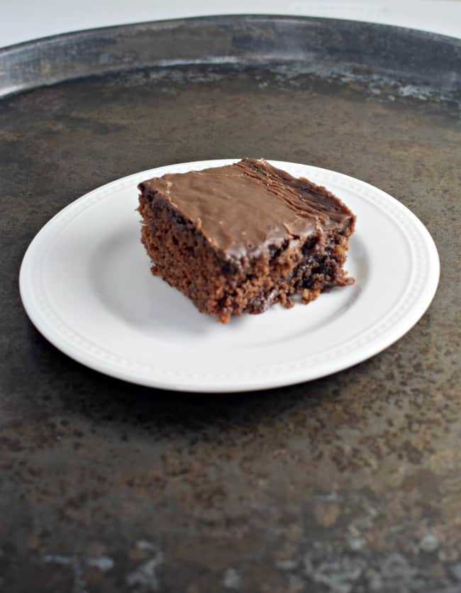 What is not to feel good about when Zucchini is an ingredient right? This Zucchini Chocolate Cake is super flavorful, fudgy, sweet and just plain delicious.