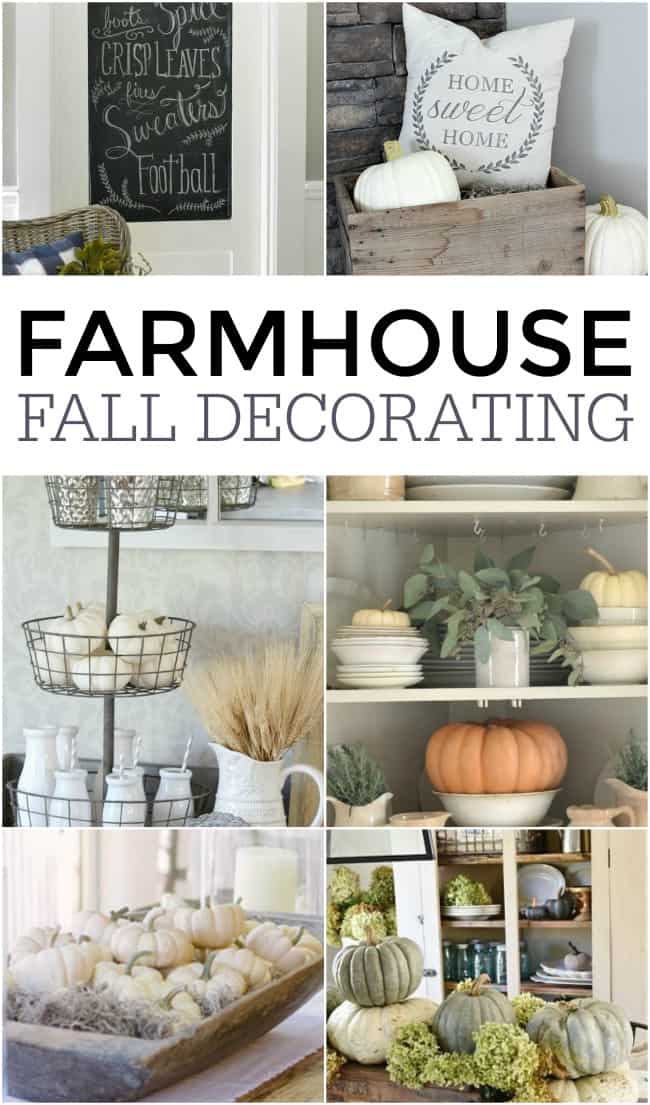 Join us in decorating for fall! Give your home some country charm this fall with this super cute farmhouse fall decor ideas and inspiration.