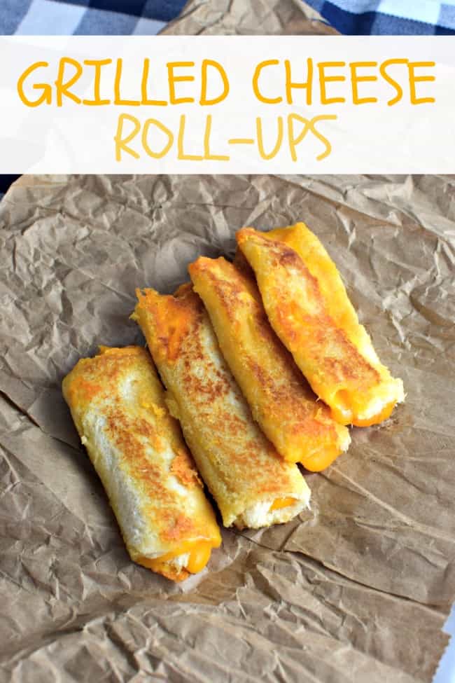 Give these fancy grilled cheese roll ups a try for your next party appetizer or for your kids' after-school snack. Just like a grilled cheese, but better!