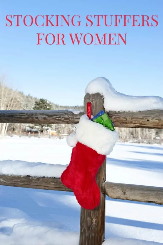 Stocking stuffer ideas for her! Ideas for your spouse, girlfriend, mom, older daughter, etc. 