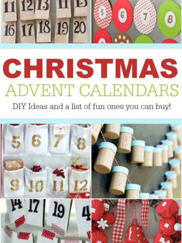 This photo features various DIY Ideas for Christmas Countdown Calendars