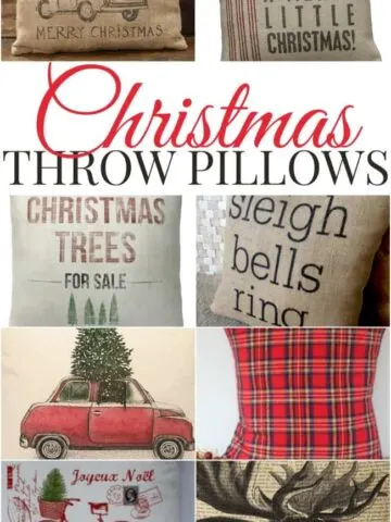 Accent your home this Christmas with these beautiful Christmas throw pillows. Don't miss out on getting your farmhouse favorites before they are gone.