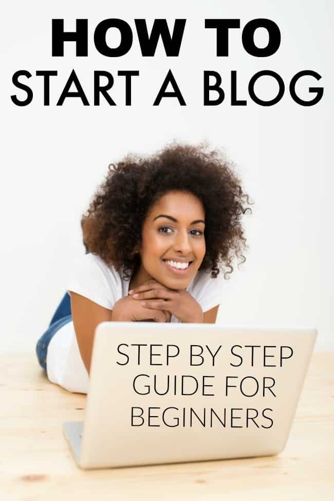 how to start a blog biography