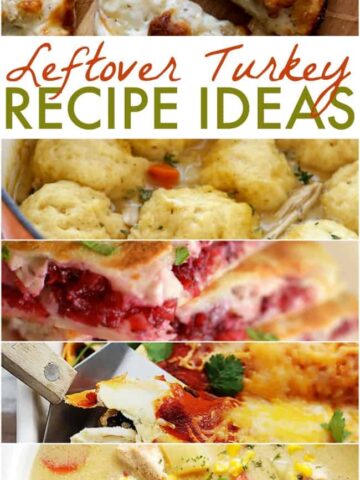 Grab these leftover turkey recipe ideas for an absolutely delicious way to use up those tasty and delicious Thanksgiving leftovers.