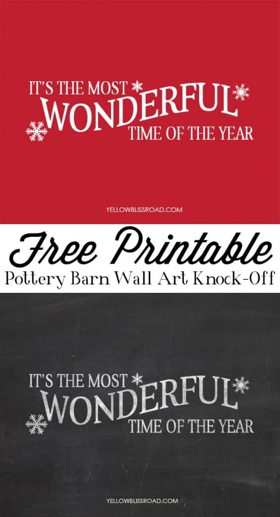 Free Farmhouse Christmas Printables | Today's Creative Ideas