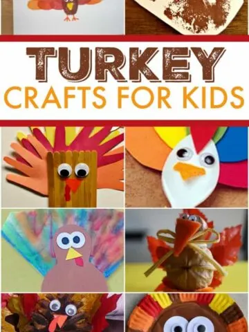 9 turkey-rific crafts for kids that are easy, kid-friendly and a lot of fun for the whole family. Keep all the little ones busy this Thanksgiving!