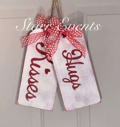 Valentine S Day Wooden Signs Home Decor Signs