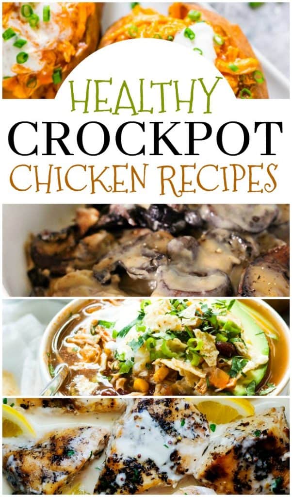 Healthy Crock Pot Chicken Recipes - Slow Cooker Dinner Ideas