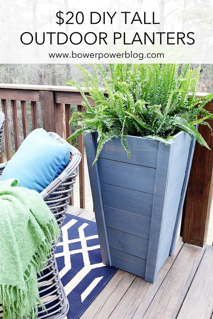 How to decorate with large outdoor planters