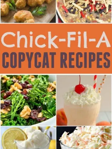 Want some Chick-fil-A nuggets or a frosted lemonade right at home? These Chick-Fil-A copycat recipes are delicious and simple to make.