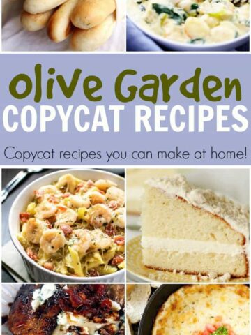 Learn to to make their soup, salad, breadsticks and more from the comfort of your own home with these delicious Olive Garden Copycat Recipes.