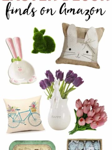 Looking for some fun Easter touches to add to your home decor? Amazon has some of the cutest items in stock right now. Check out all of these fun finds.