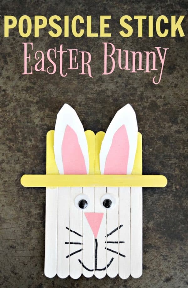 Popsicle Stick Easter Bunny Craft | Today's Creative Ideas