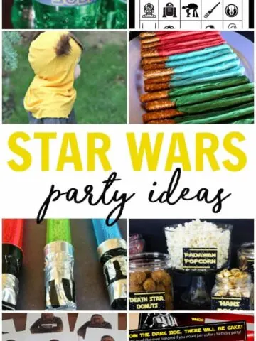 Create a perfect Star Wars party atmosphere with all of these fun treats and crafts from free party invites to making your own Wookiee hat.