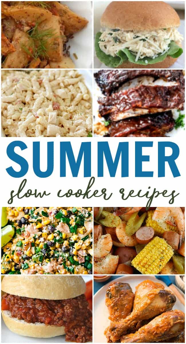 Summer is one of the busiest times of the year with ball games and more. Dinner needs to be quick but still yum. Check out these summer crock pot recipes!!