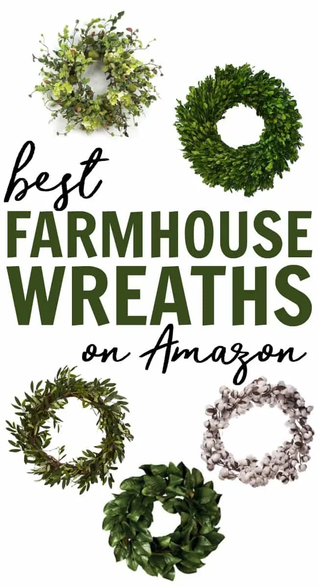 Looking for a wreath to go with all of your farmhouse style decor? Check out these best Farmhouse Wreaths all easily shoppable on Amazon. 