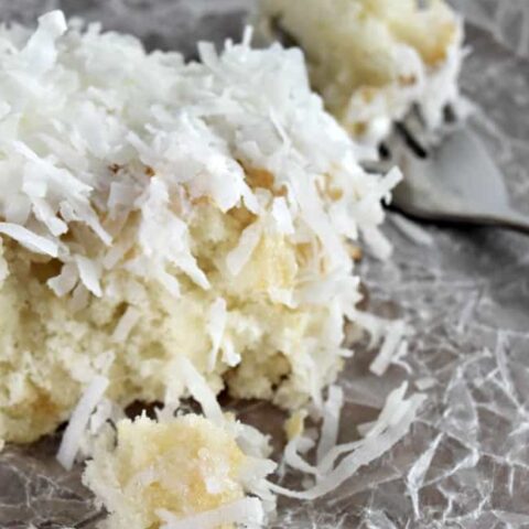 Coconut Cream Poke Cake
