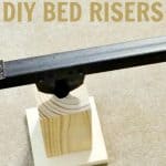 how to make diy bed risers