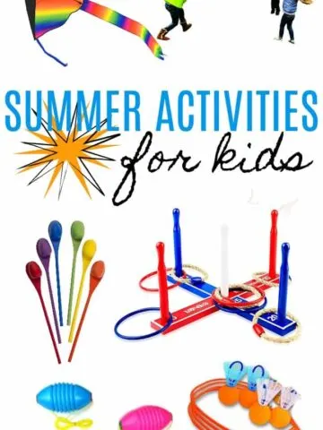 Looking for some great kids summer activities to keep your kids active and off the technology this summer? Check out all of these great ideas!