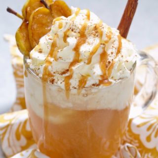 Apple Cider floats are a great transitional dessert for fall when you are in between all things fall and still being hot outside.