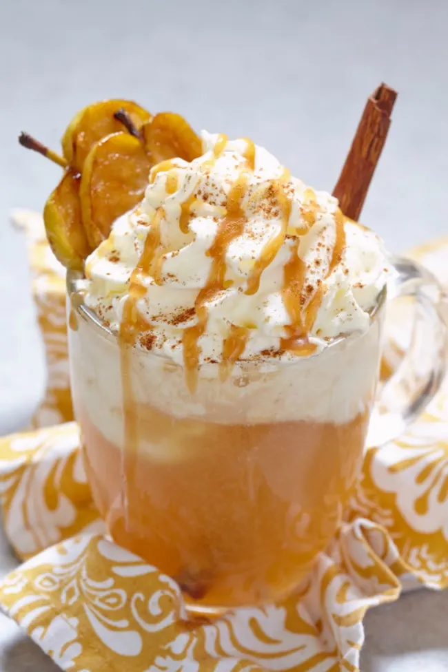 Apple Cider floats are a great transitional dessert for fall when you are in between all things fall and still being hot outside.